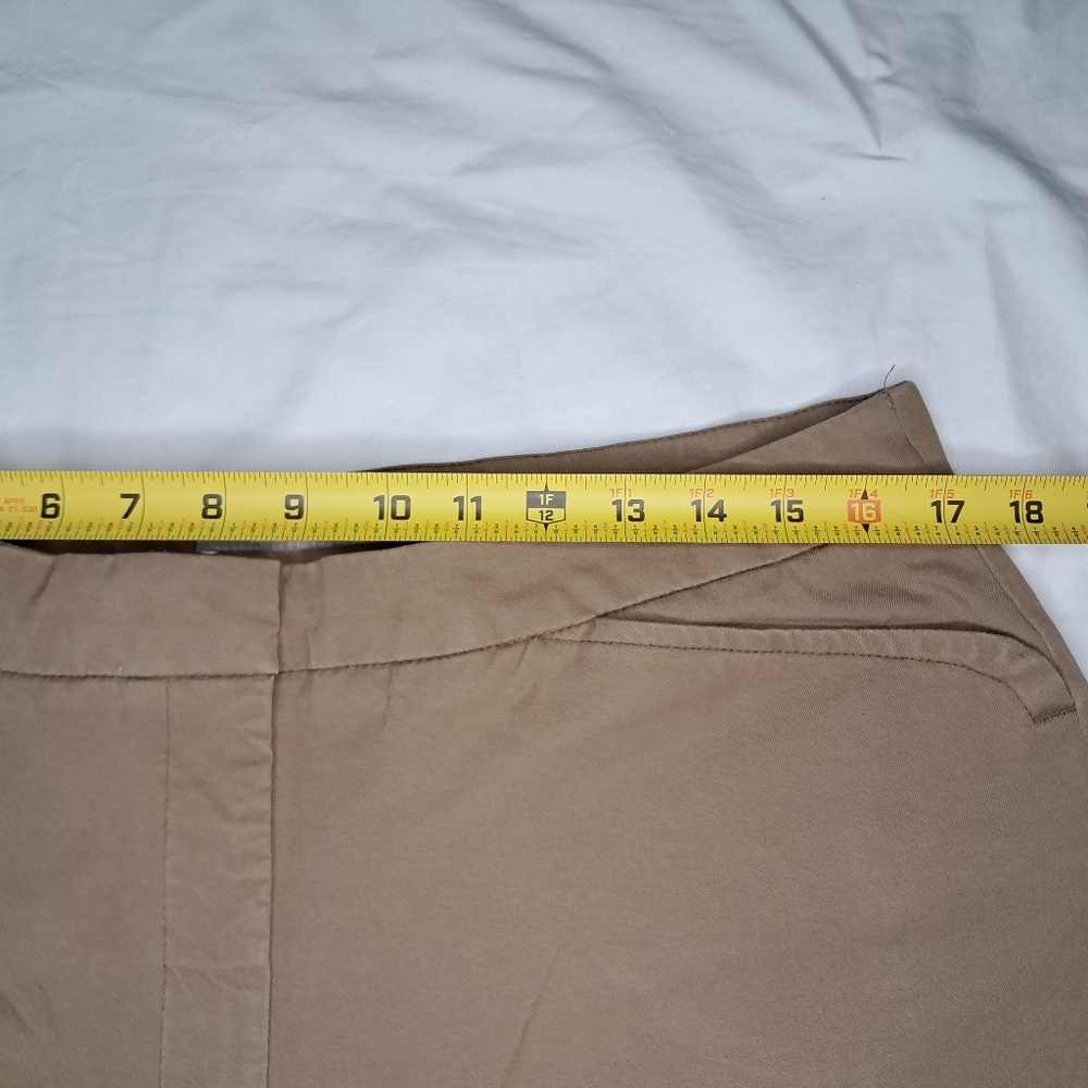 Croft & barrow Tan Casual Pants Strech Plus Size - Picture 7 of 9